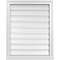 Ekena Millwork Vertical Surface Mount PVC Gable Vent: Functional, w/ 2"W x 2"P Brickmould Sill Frame, 24"W x 30"H GVPVE24X3003SF - alternate 1
